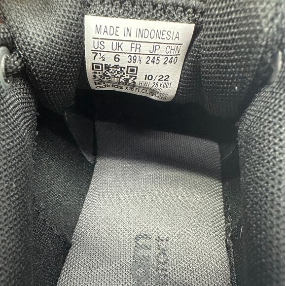 Adidas QT Racer 2.0 Women's Running Shoes Sneakers Black Metallic Gold Size 7.5 - Picture 8 of 8